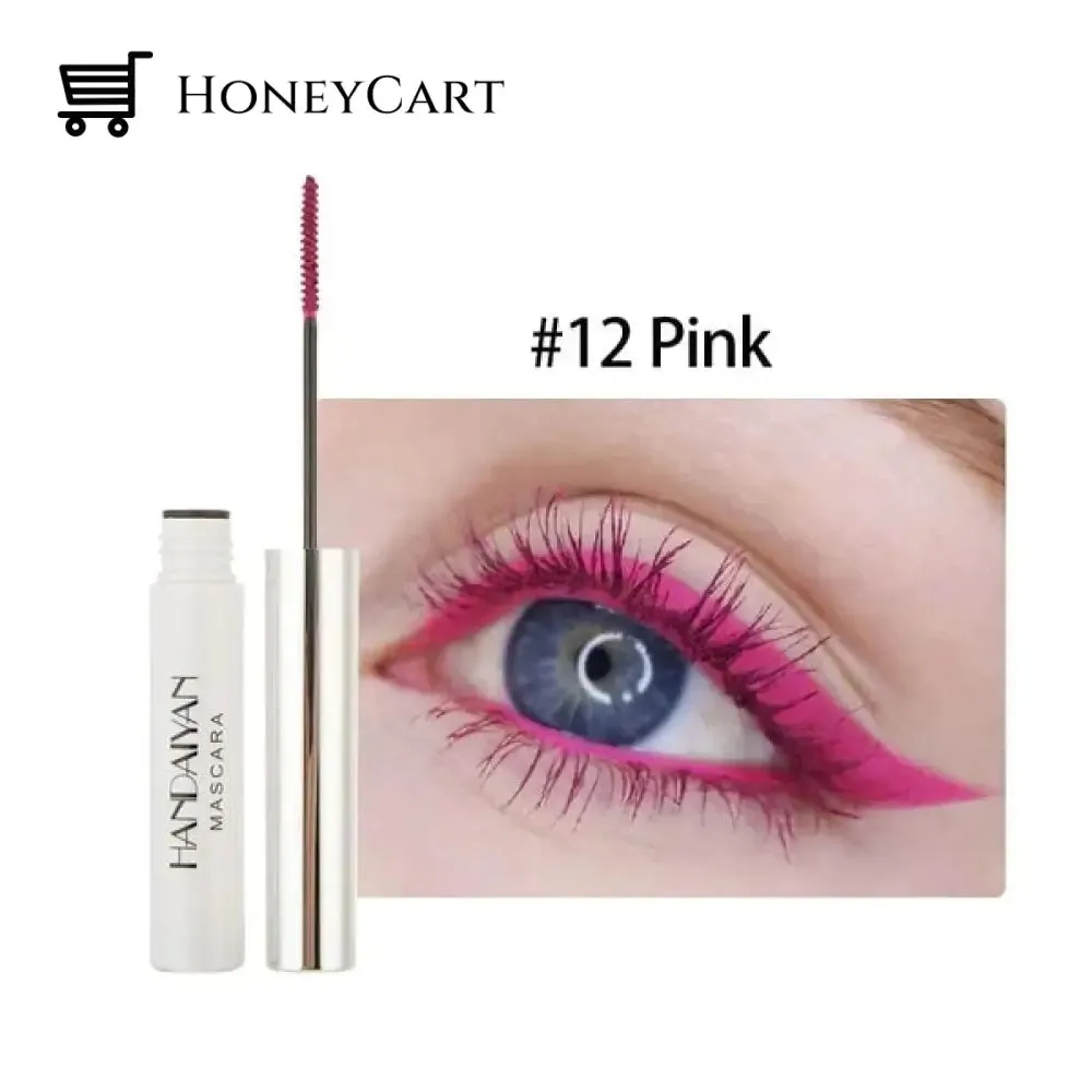 12 Colors Colorful Mascara