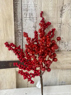15 Inch Mixed Red Berry Pick