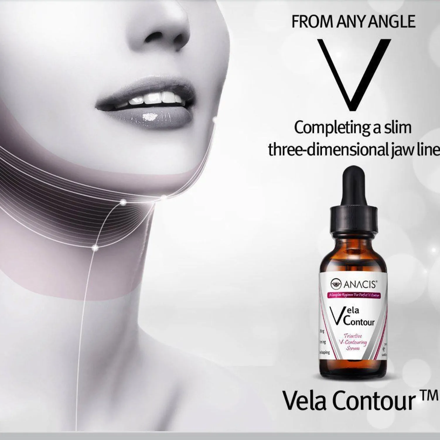 Advanced Neck Chin Jawline Tightening Firming Toning Serum