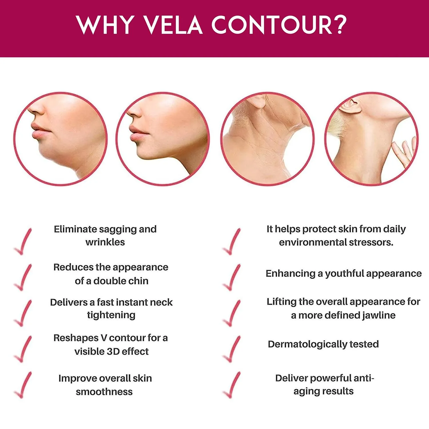 Advanced Neck Chin Jawline Tightening Firming Toning Serum