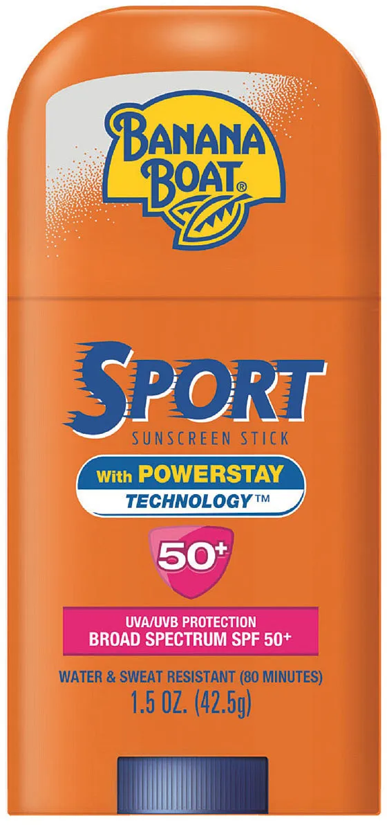 Banana Boat Sport Sunscreen Stick SPF 50 - Convenient 1.5 oz Stick for On-the-Go Protection