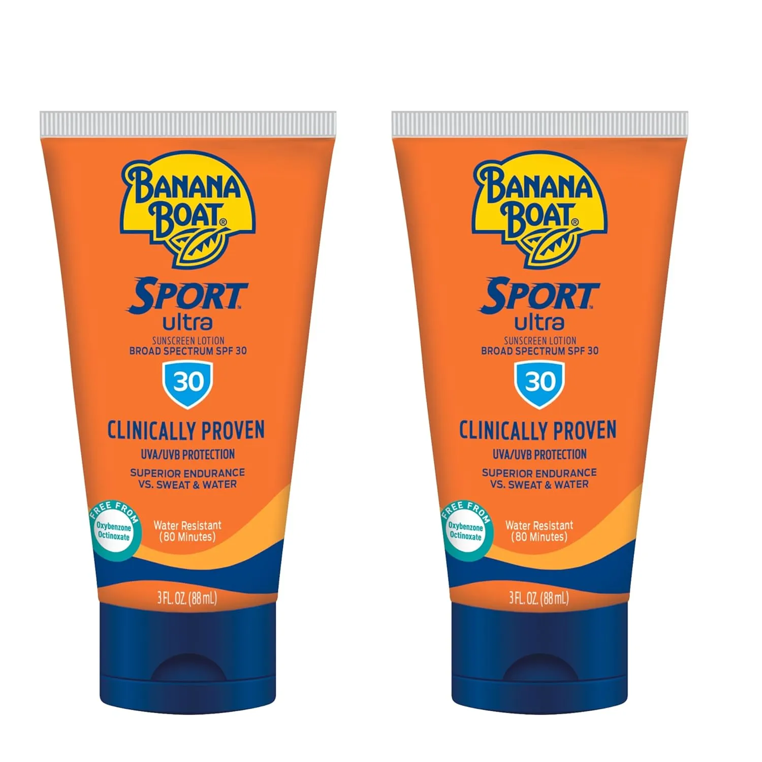 Banana Boat Sport Ultra SPF 50 Sunscreen Lotion, 12oz | Banana Boat Sunscreen SPF 50 Lotion, Oxybenzone Free Sunscreen, Sunblock Lotion Sunscreen, Family Size Sunscreen, 12oz