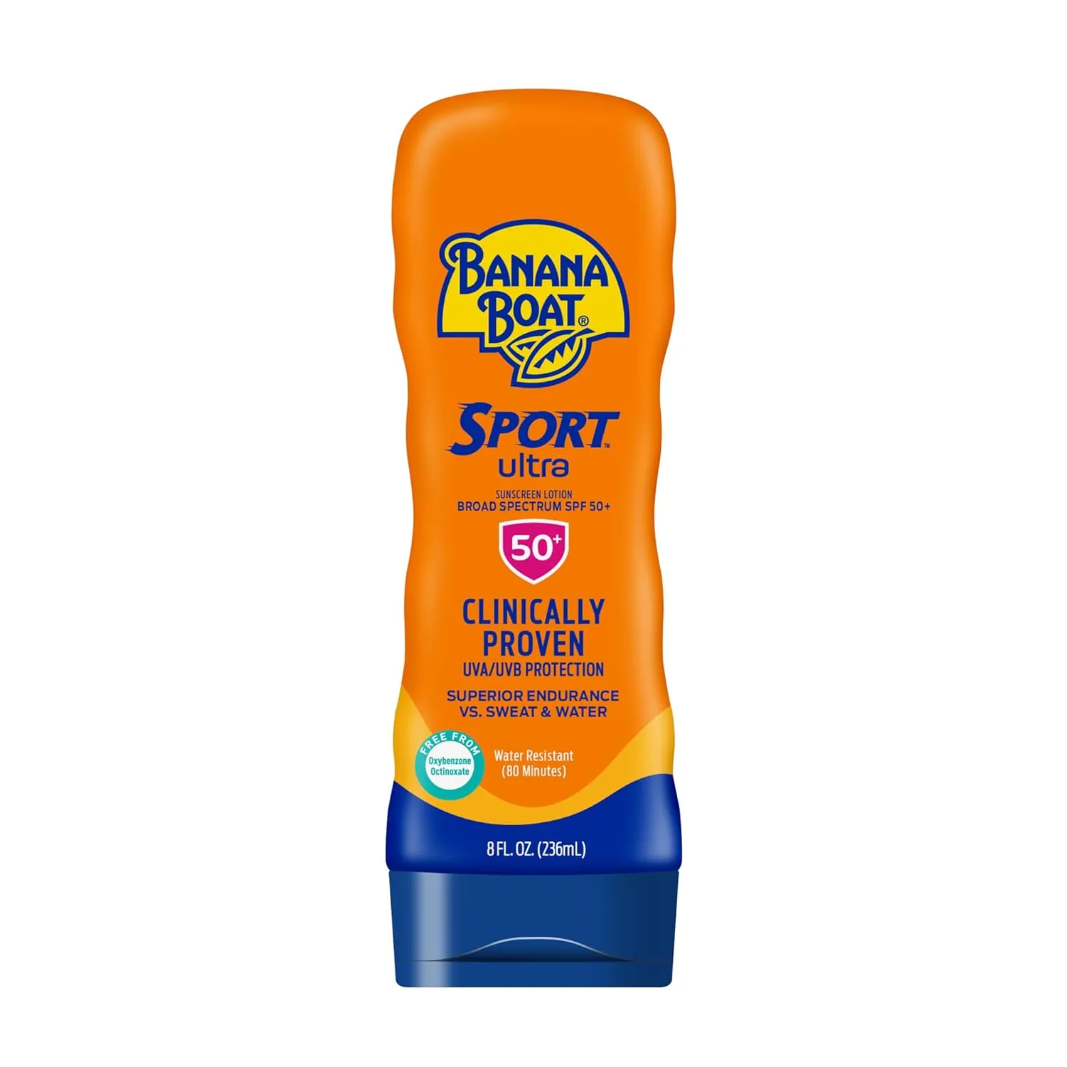 Banana Boat Sport Ultra SPF 50 Sunscreen Lotion, 12oz | Banana Boat Sunscreen SPF 50 Lotion, Oxybenzone Free Sunscreen, Sunblock Lotion Sunscreen, Family Size Sunscreen, 12oz