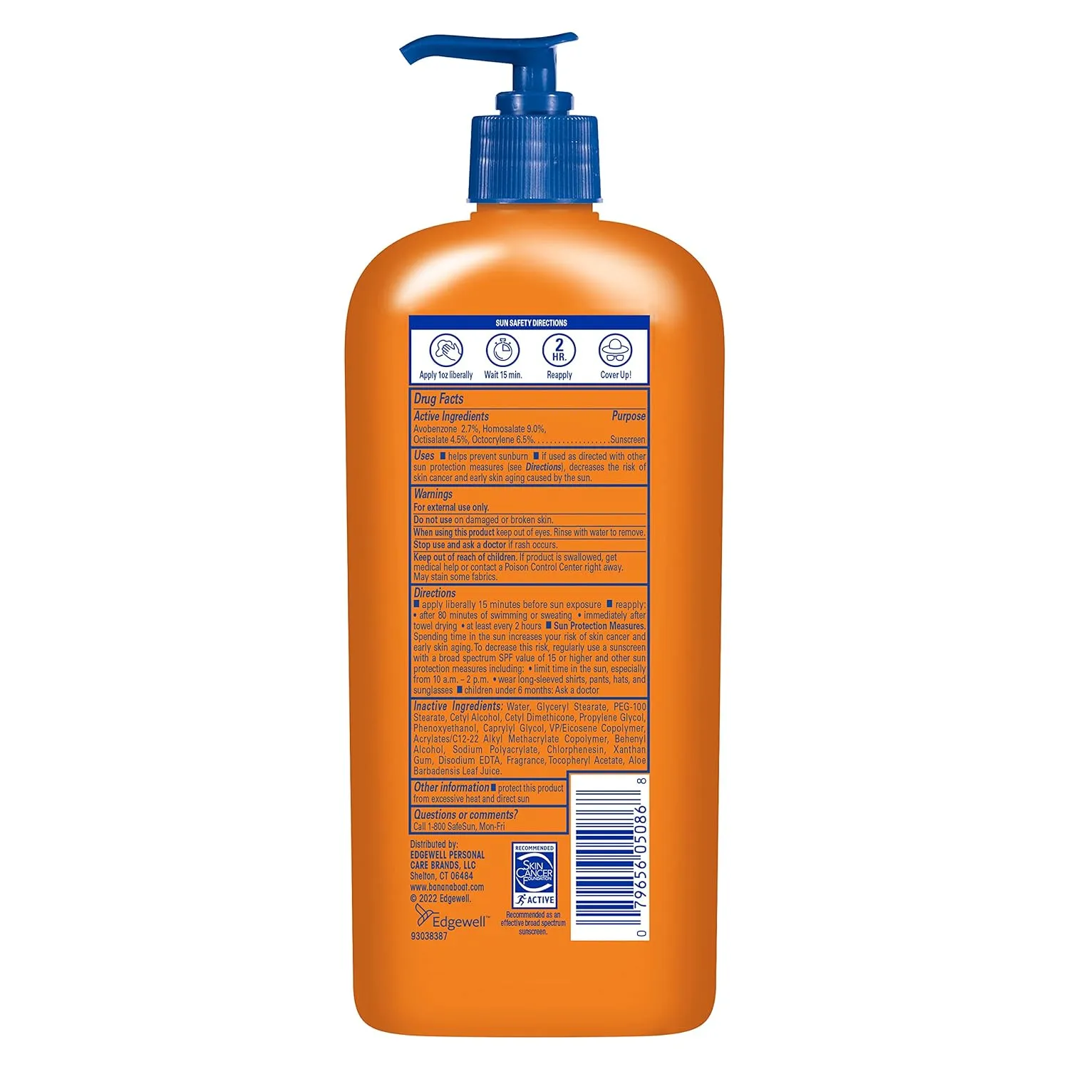 Banana Boat Sport Ultra SPF 50 Sunscreen Lotion, 12oz | Banana Boat Sunscreen SPF 50 Lotion, Oxybenzone Free Sunscreen, Sunblock Lotion Sunscreen, Family Size Sunscreen, 12oz