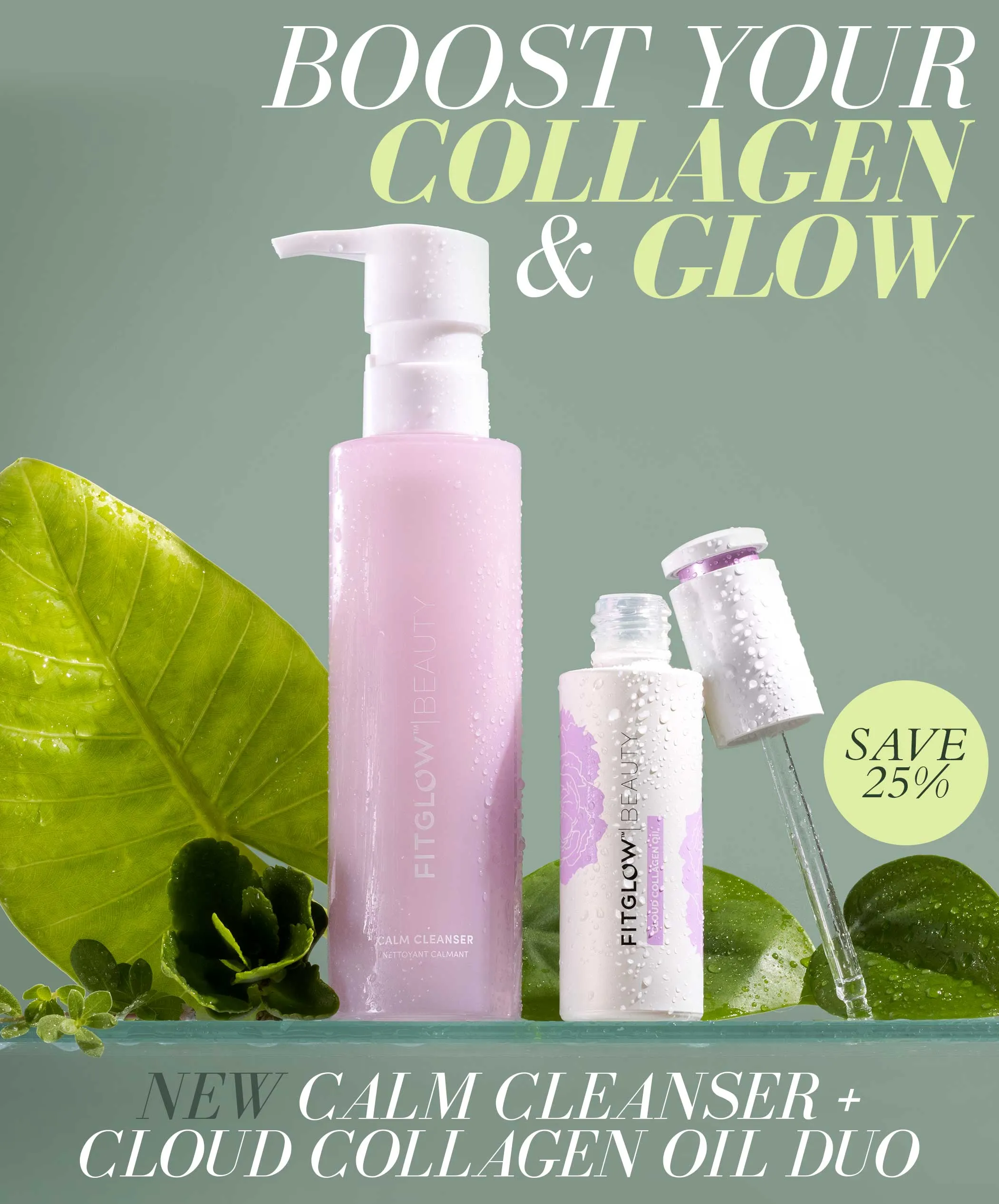 Calm Cleanser   Cloud Collagen Oil Duo