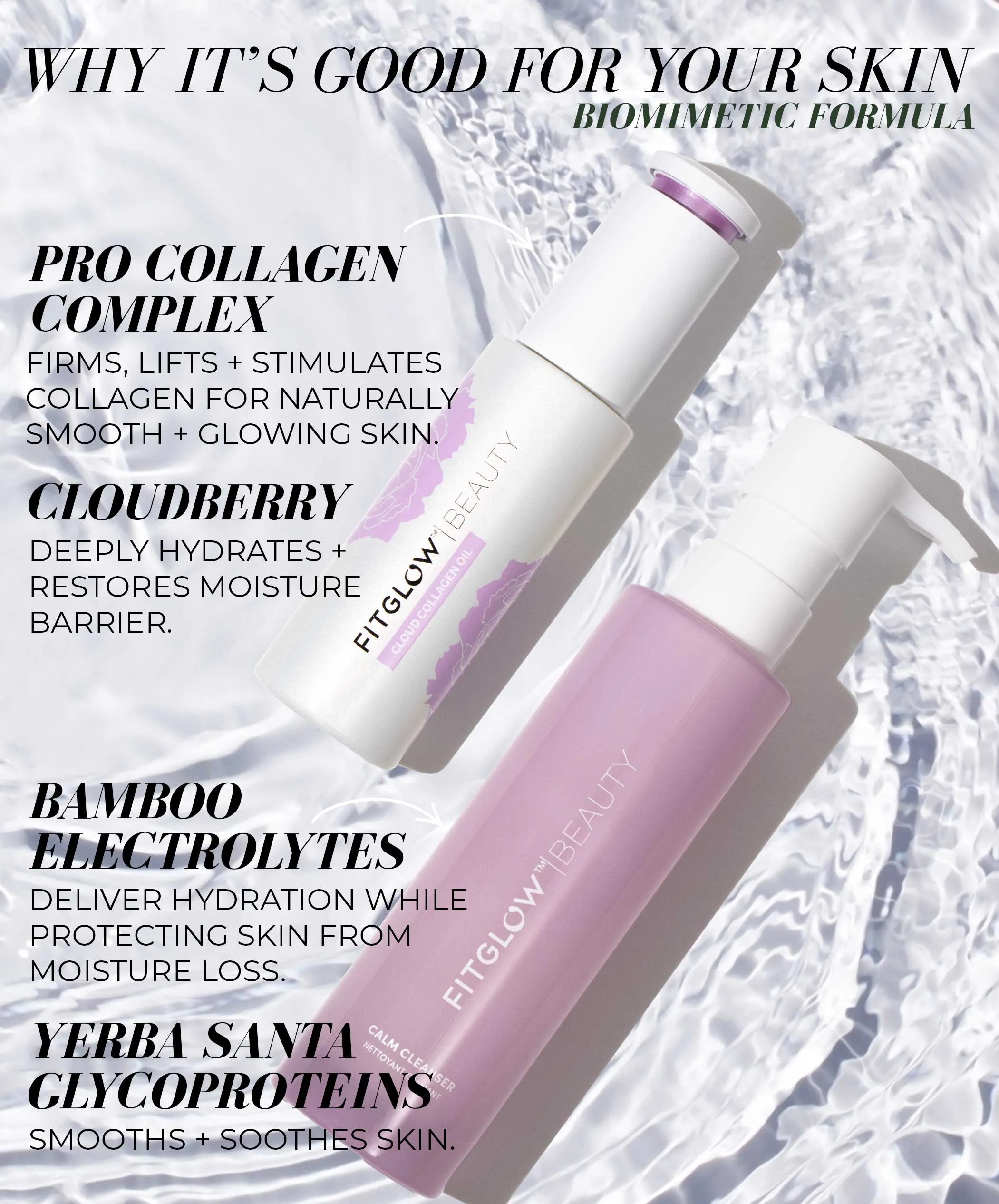 Calm Cleanser   Cloud Collagen Oil Duo