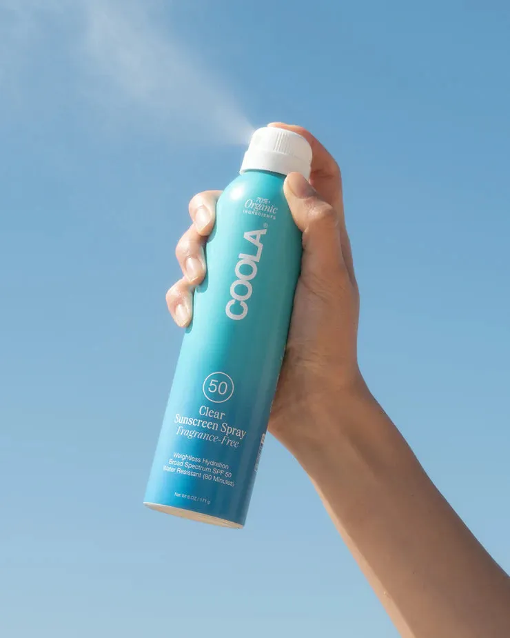 Clear Sunscreen Spray