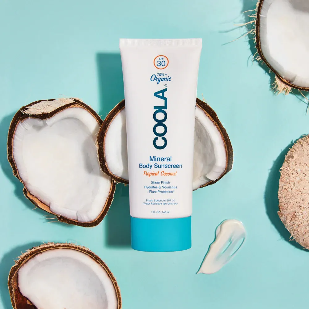 COOLA Mineral Body Organic Sunscreen Lotion SPF 30 - Tropical Coconut