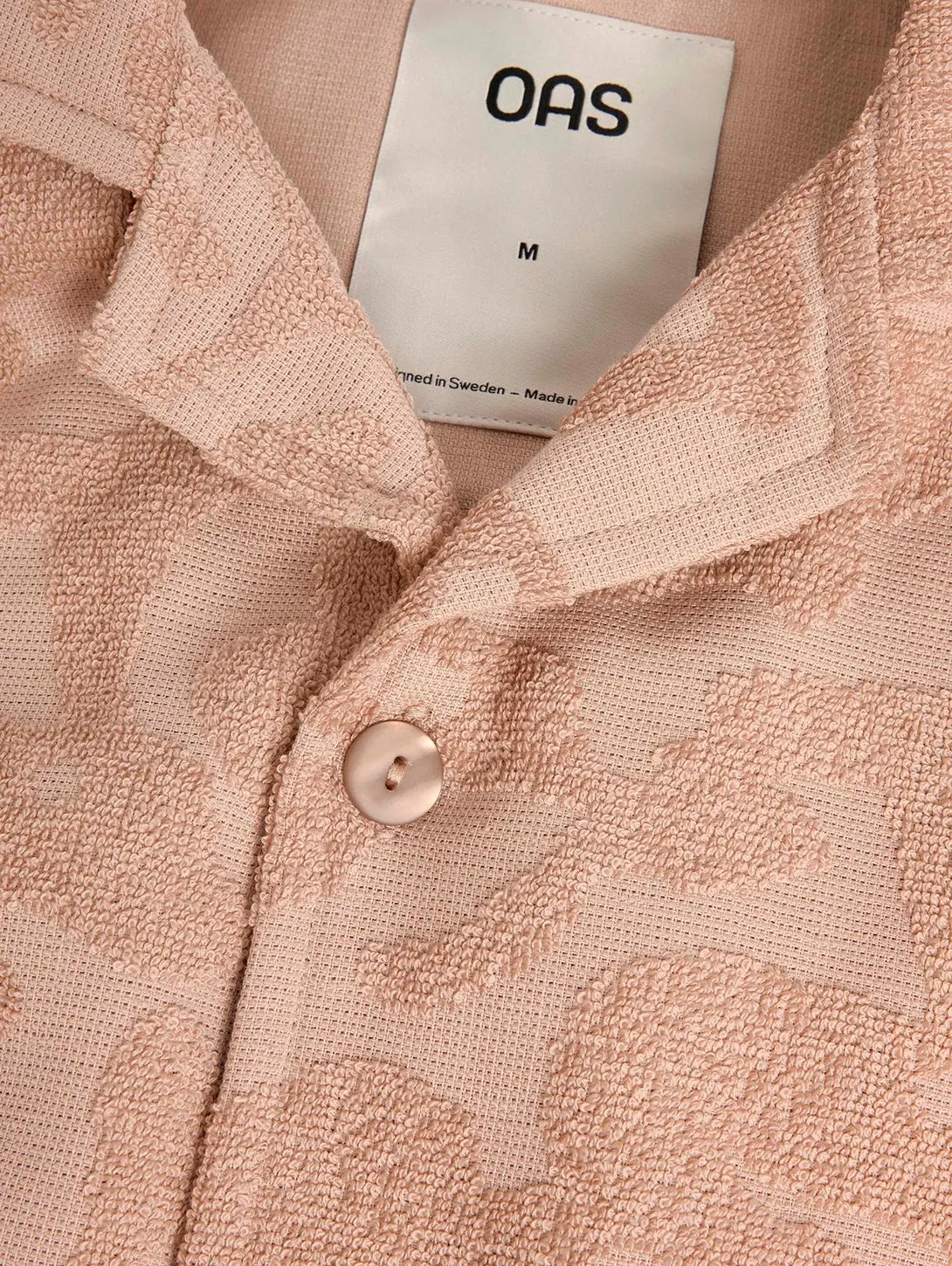 Cuba Terry Shirt - Blush Puzzlotec