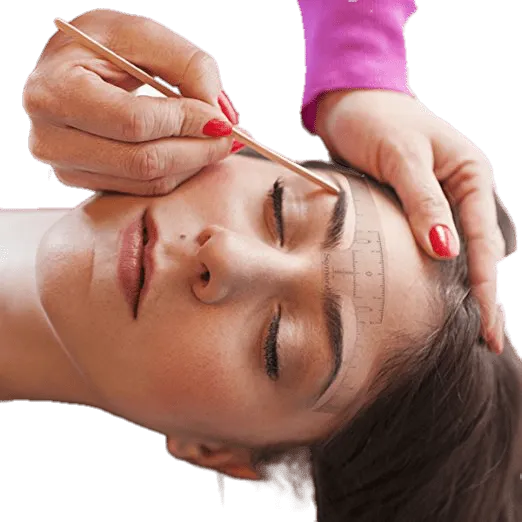 Disposable Eyebrow Ruler Sticker