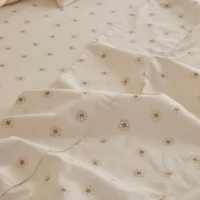 Eden Cotton - Daisy Print Kids Flat Sheet