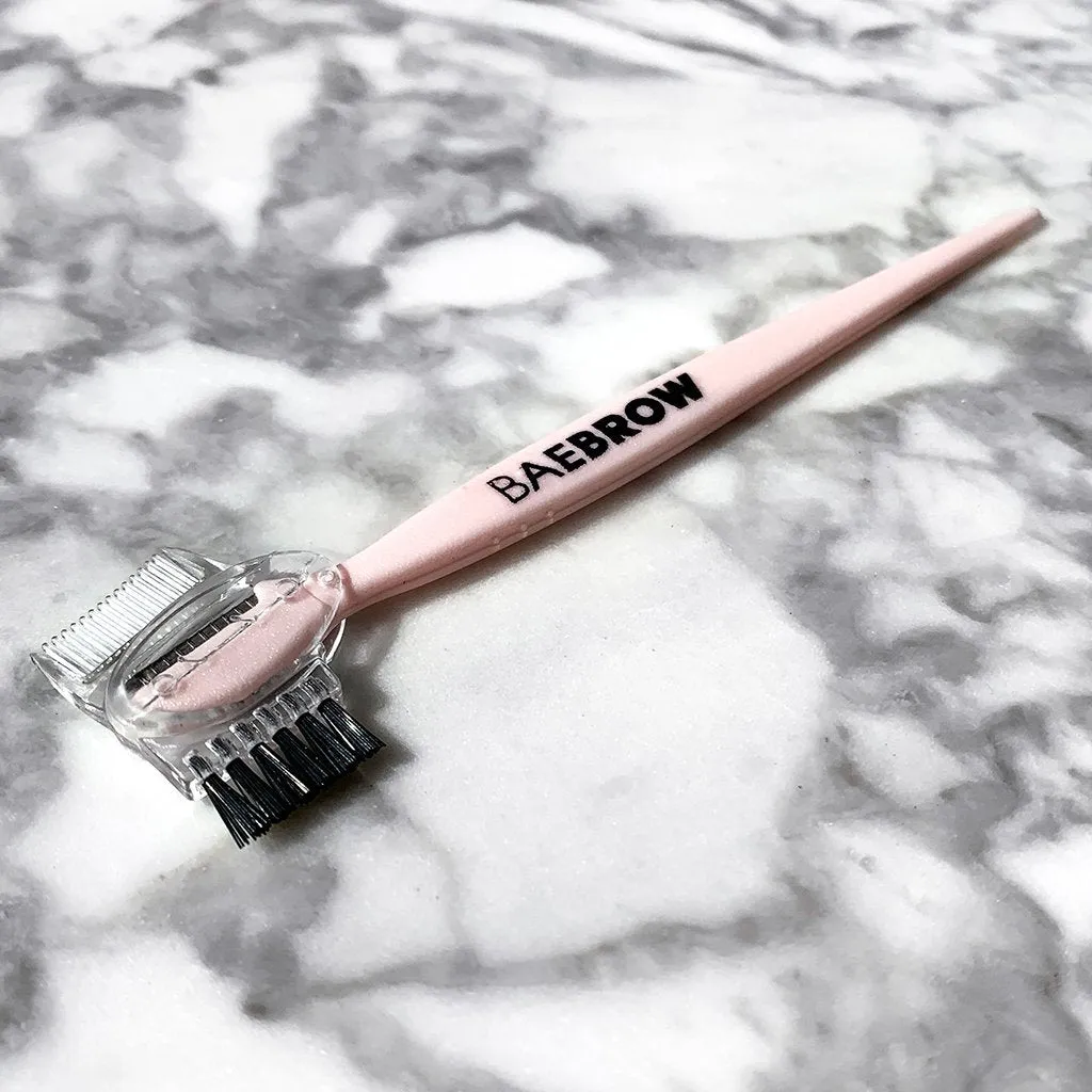 Eyebrow Mini Razor with Groomer - 2 pack