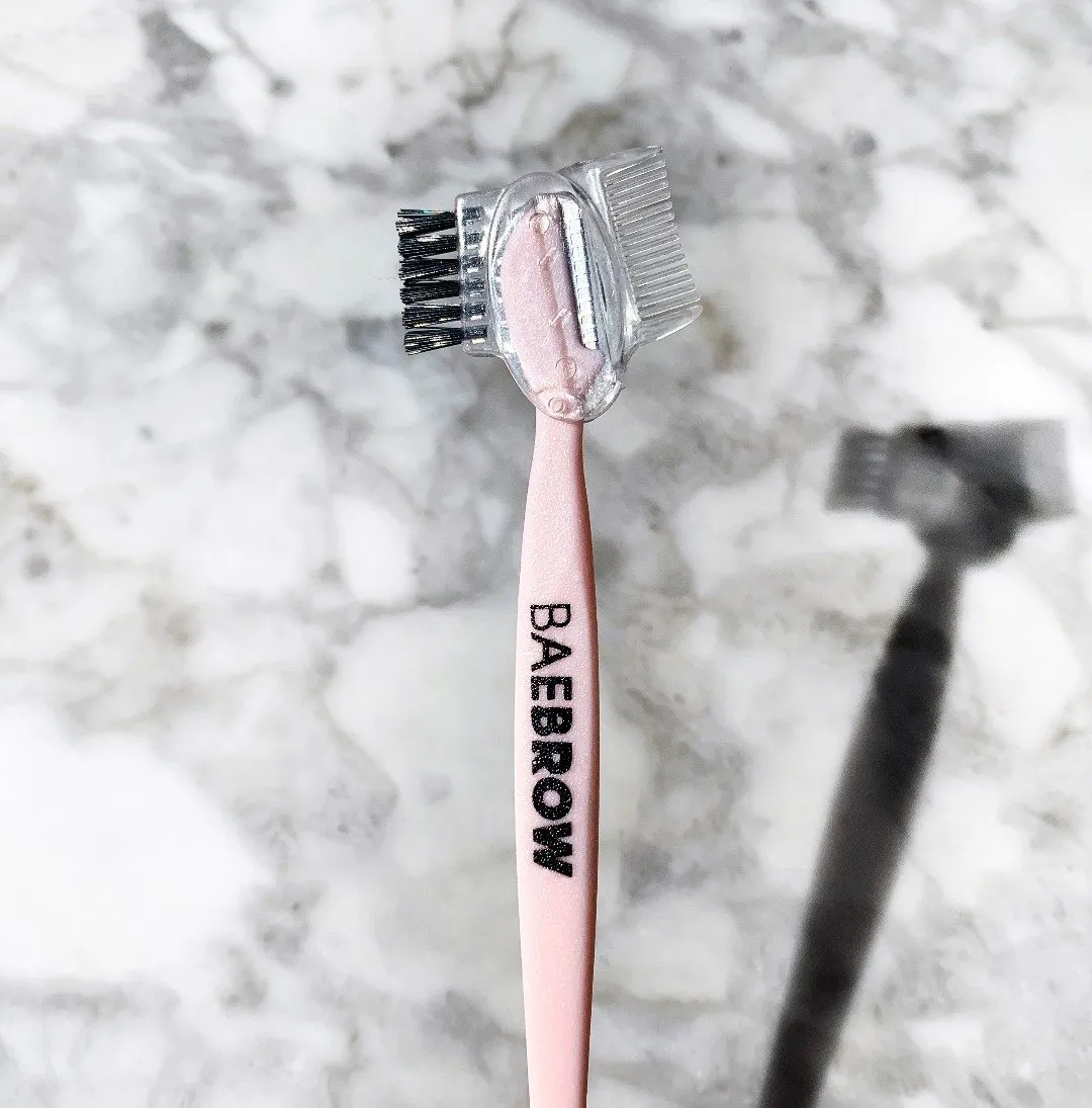 Eyebrow Mini Razor with Groomer - 2 pack