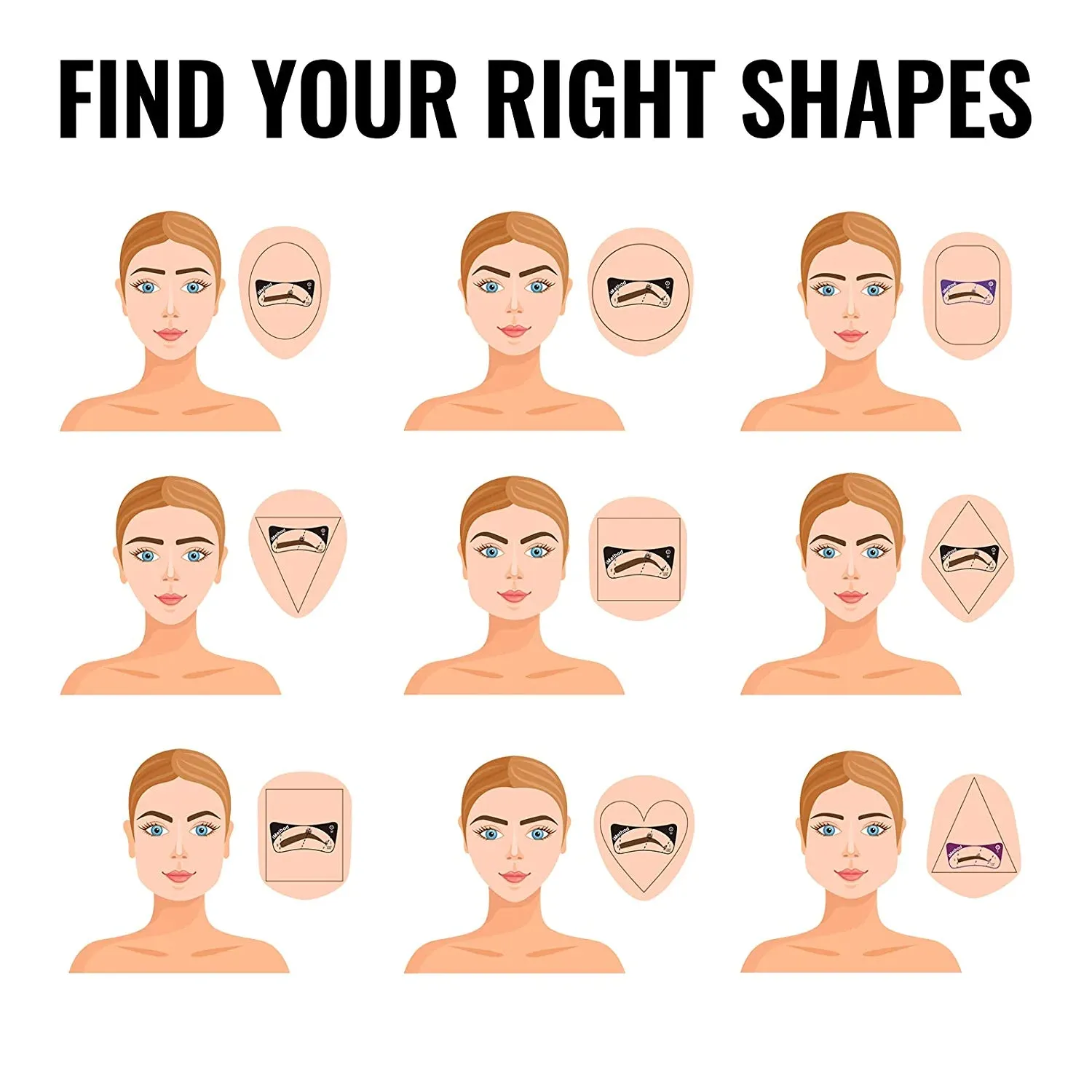 Eyebrow Stencils