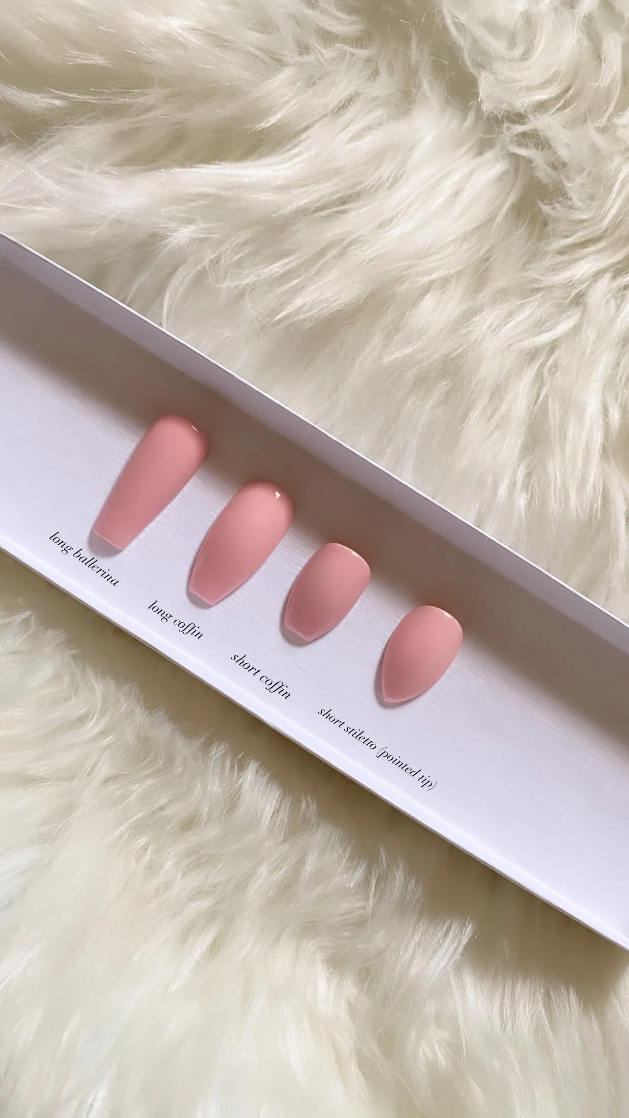 For the Love of Shanell: Be Mine | Nude & Red | 20 NAILS PRESS-ON SET