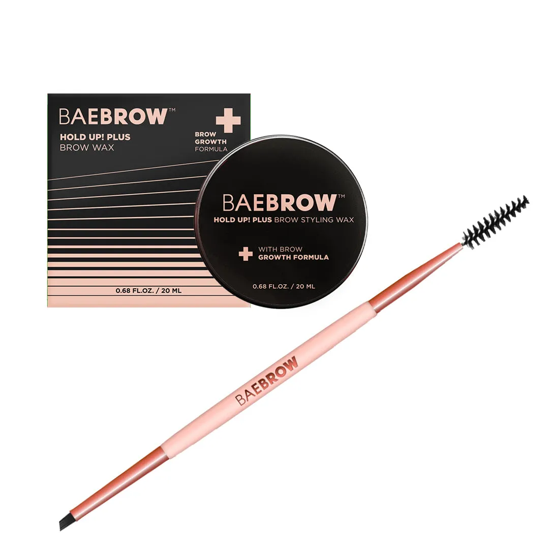 HOLD UP! Flexible Brow Wax   Dual Angled Brush