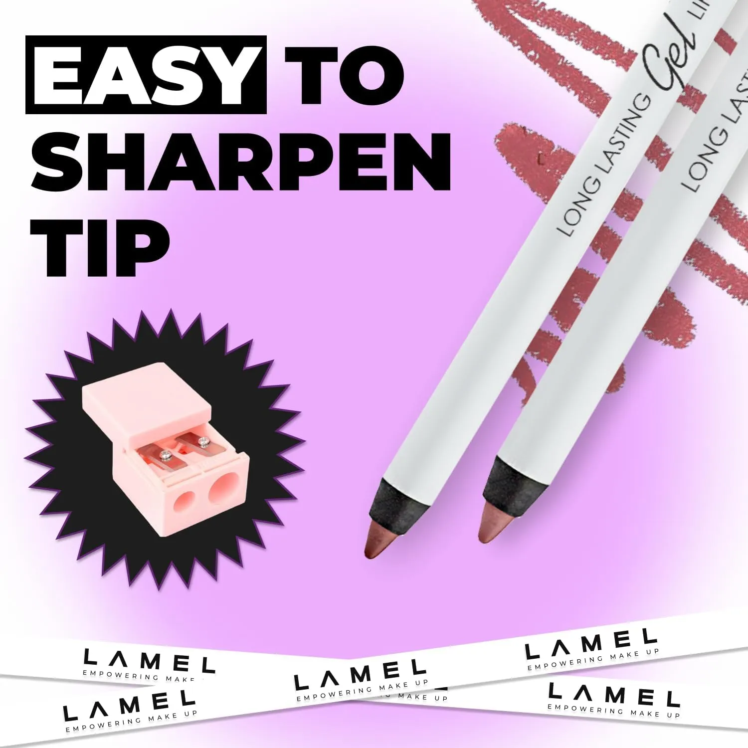 LAMEL Long lasting Gel Lip Liner 409 Caramel