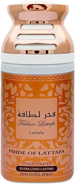 Lattafa Fakhar Pink Pride Concentrated - Imported, Long Lasting, Perfumed Body Spray, For Women, 250 ml