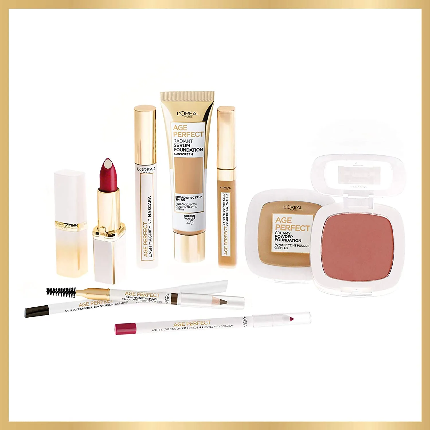 L'Oreal Paris Age Perfect Radiant Concealer with Hydrating Serum & Glycerin, Cream Beige