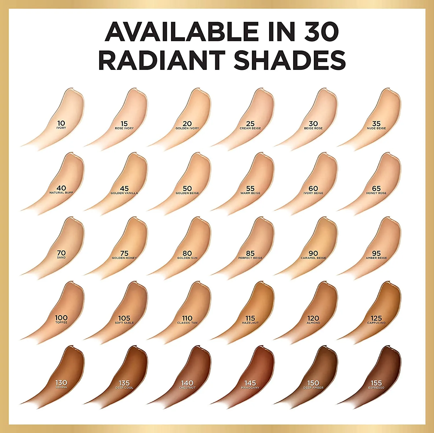 L'Oreal Paris Age Perfect Radiant Serum Foundation with SPF 50, Cream Beige, 1 Ounce