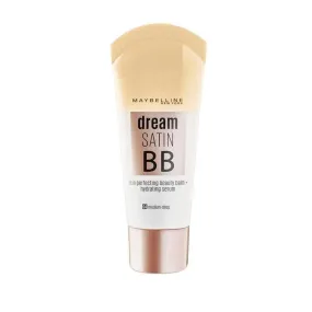 MAYBELLINE 30mL DREAM SATIN BB BEAUTY BALM   HYDRATING SERUM MEDIUM DEEP (CARDED)