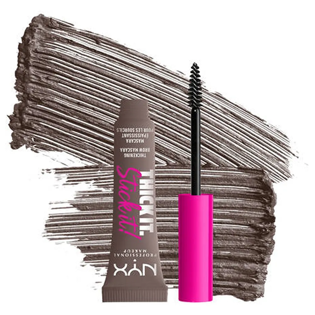 NYX PROFESSIONAL MAKEUP Thick It Stick It Thickening Brow Mascara, Eyebrow Gel