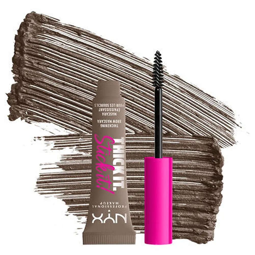 NYX PROFESSIONAL MAKEUP Thick It Stick It Thickening Brow Mascara, Eyebrow Gel