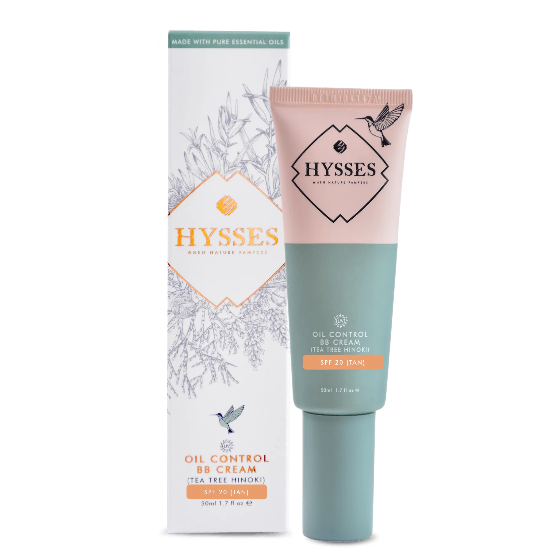 Oil Control BB Cream Tea Tree Hinoki SPF20, Tan