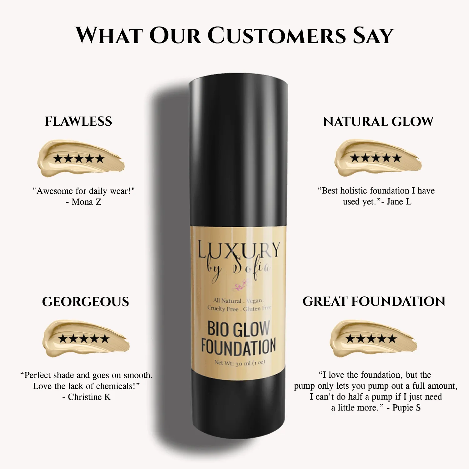 Organic & Vegan Bio Glow Foundation