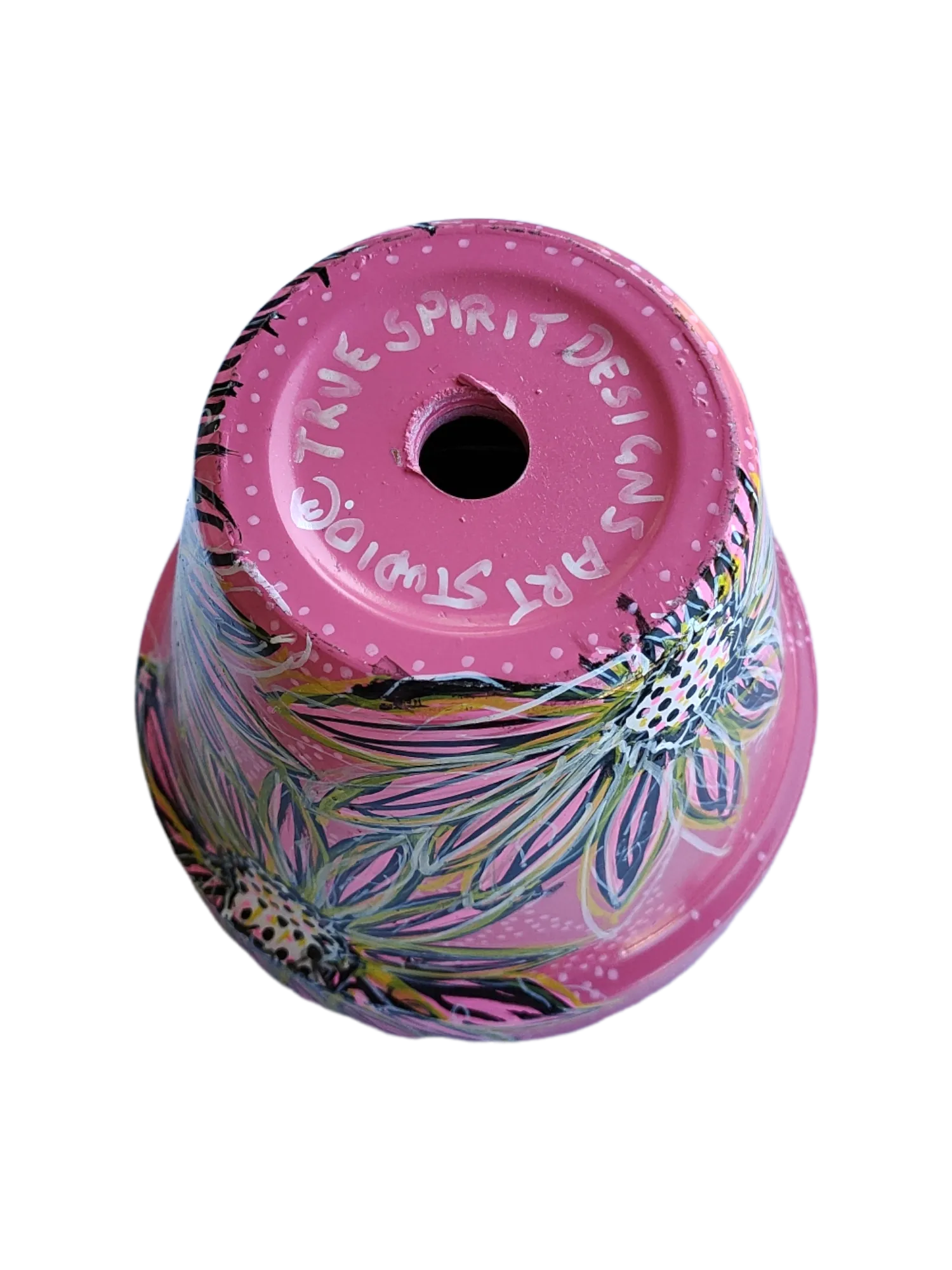 PLANTER POT Sunflower Pink 2 (15.5cm x 14cm approx.)