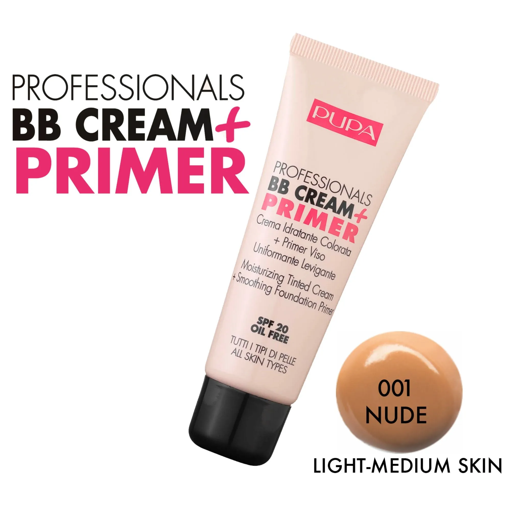 PUPA Milano Professional BB Cream   Primer 50ml #001 Nude