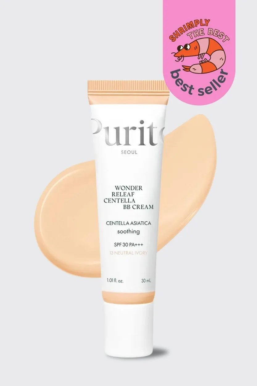 Purito - Cica Clearing BB Cream SPF 38 PA    - 30ml (7 Colors)