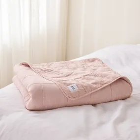 Rory Washed Cotton - Blush Blanket