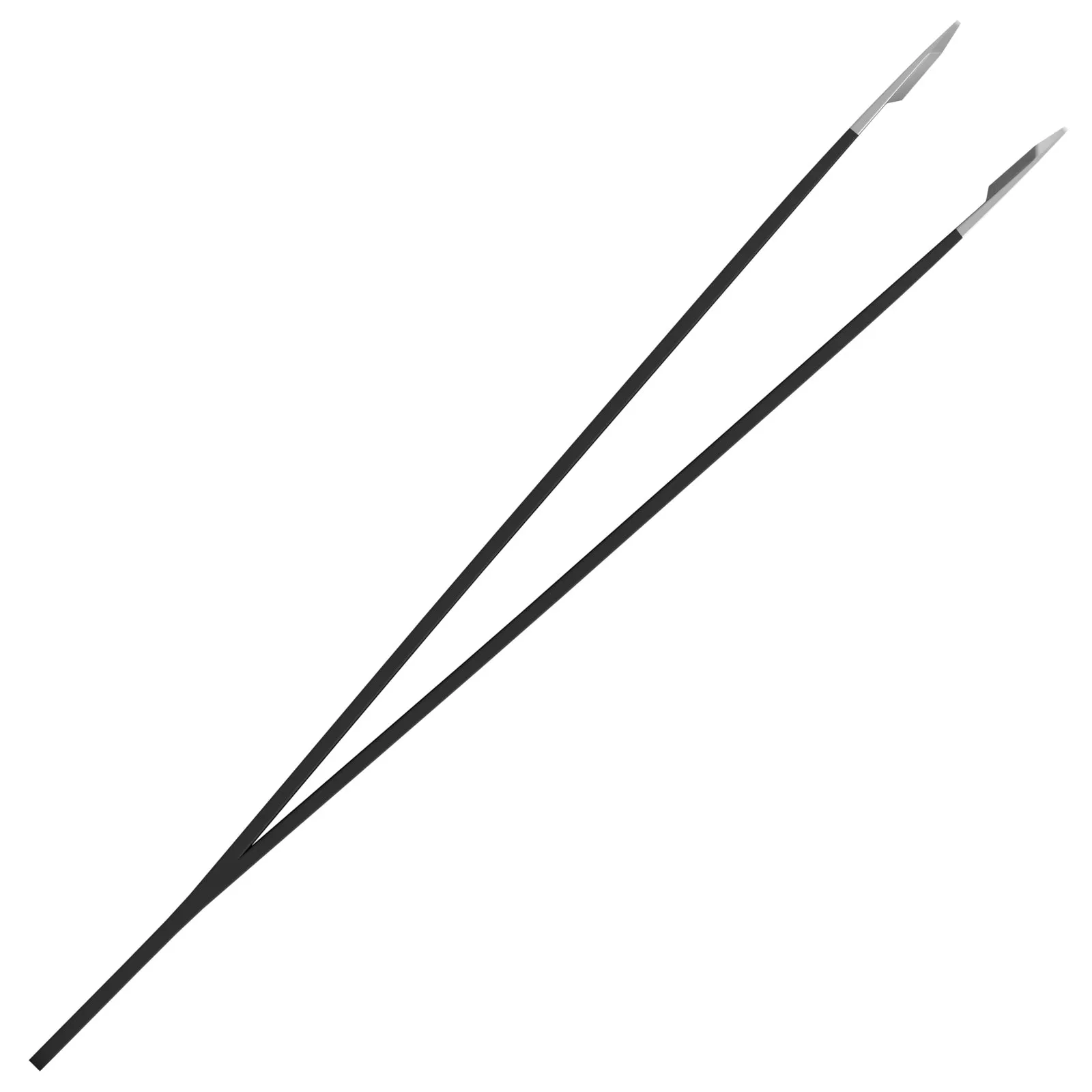 Slant Tip Tweezers |Stainless Steel | Black