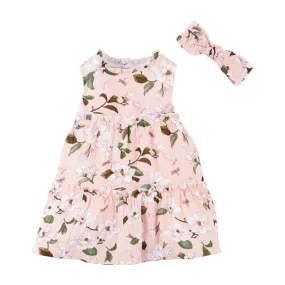 Sweet Baby Girl Magnolia Blush Dress TODDLER