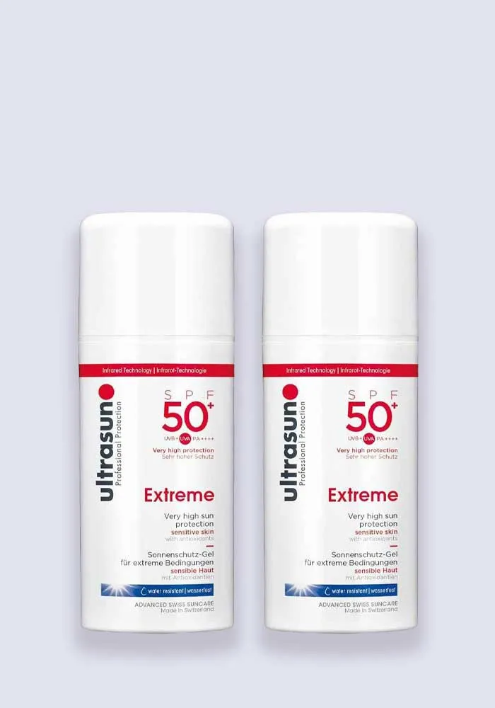 Ultrasun Extreme SPF 50  100ml - 2 Pack Saver