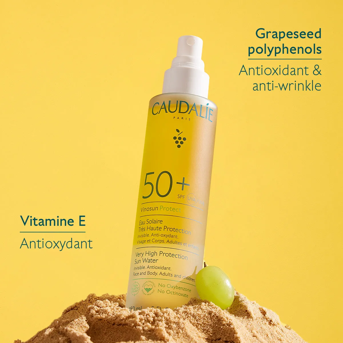 VINOSUN VERY HIGH PROTECTION SUN WATER SPF50 
